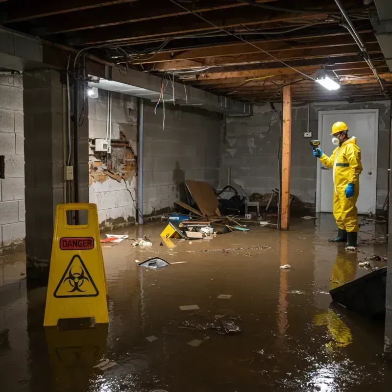 Flooded Basement Electrical Hazard in Bay Point, CA Property